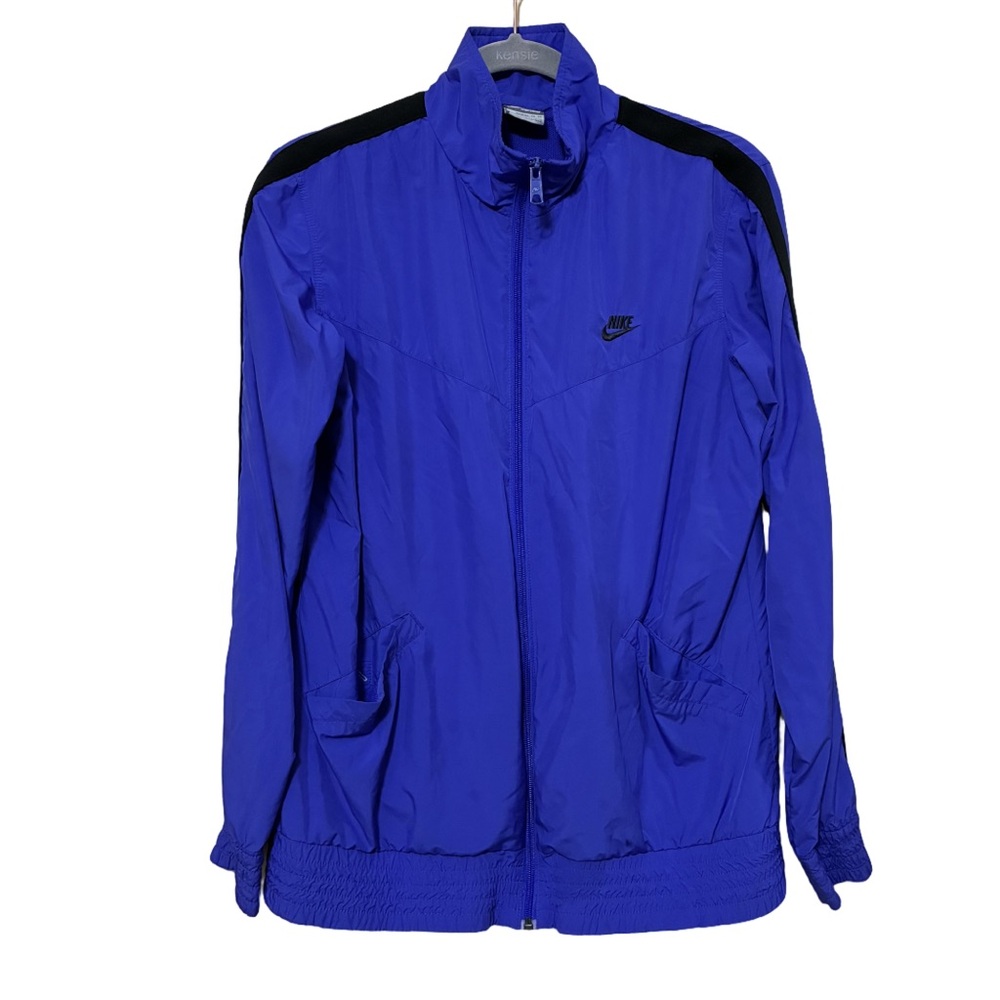 Vintage Nike Sportswear Full Zip Windbreaker Youth XL Purple Outdoor Athletic